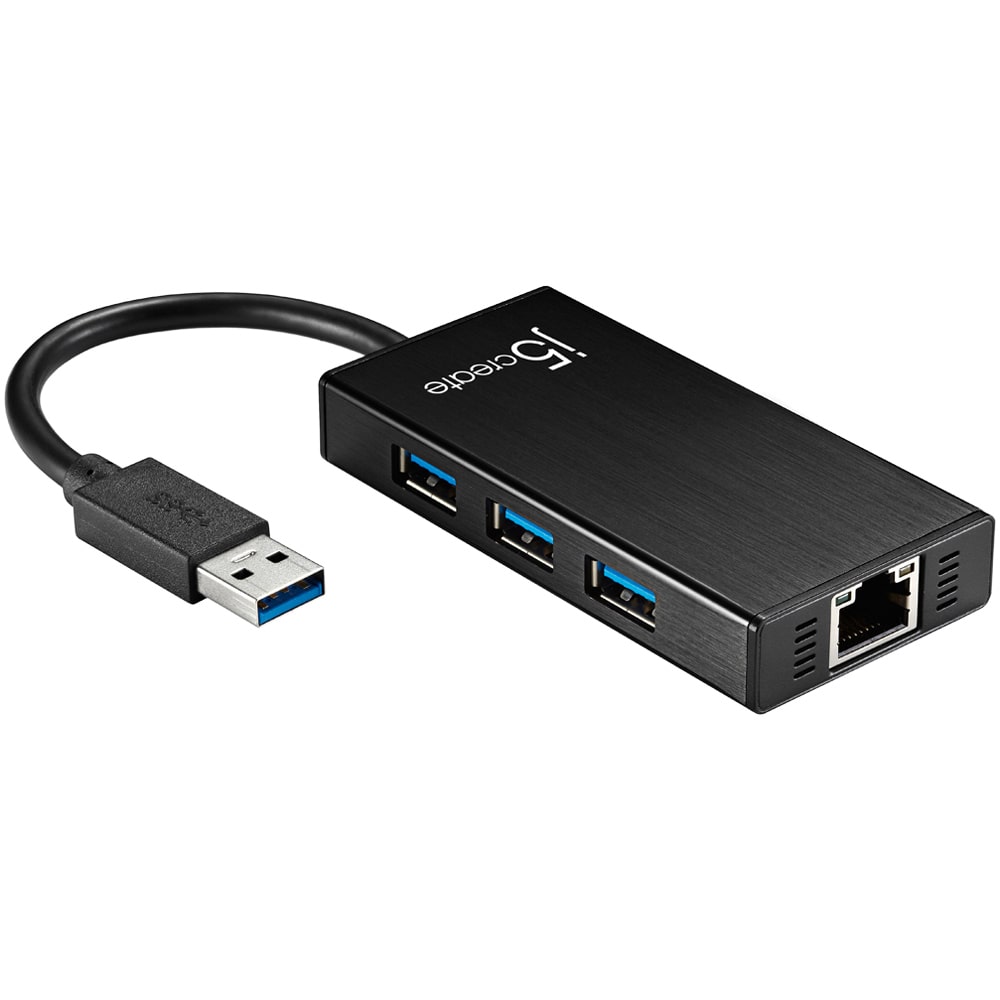 Gigabit Ethernet & 3Port Hub USB3.0 Multi Adapter