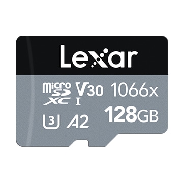 Professional 1066x microSDXC UHS-I J[h SILVERV[Y 128GB