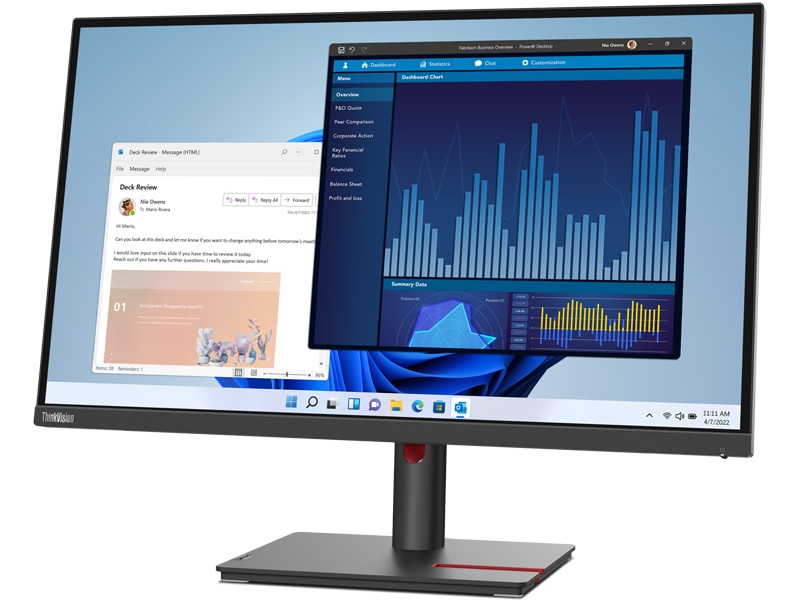 ThinkVision T27p-30 i27^/3840×2160/DisplayPort x1AHDMI x1AUSB Type-C x1//Xs[J[Ȃj