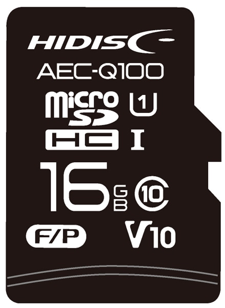 AEC-Q100Ή HIDISC ԍڗprMLC`bv microSDHCJ[h 16GB