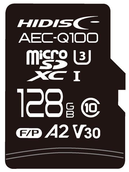 AEC-Q100Ή HIDISC ԍڗprV30 U3XybN microSDXCJ[h 128GB