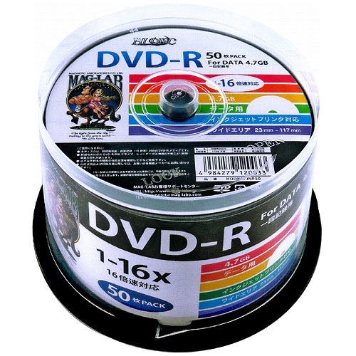 HIDISC f[^pDVD-R 4.7GB 16{ 50SP