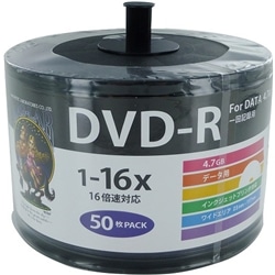 HIDISC f[^pDVD-R 4.7GB 16{ 50l֗p