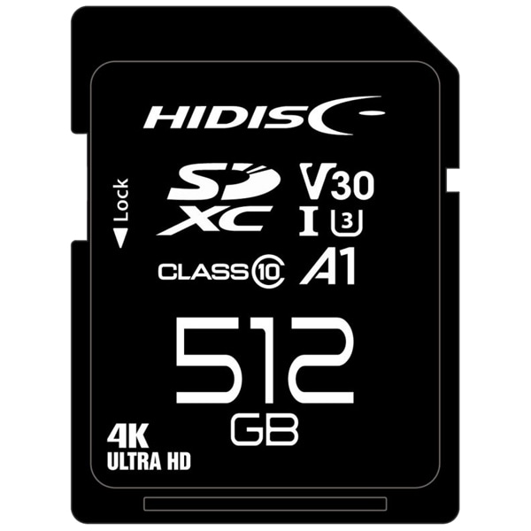 SDXCJ[h ^Cv 512GB Class10 UHS-1Xs[hNX3 V30 A1Ή