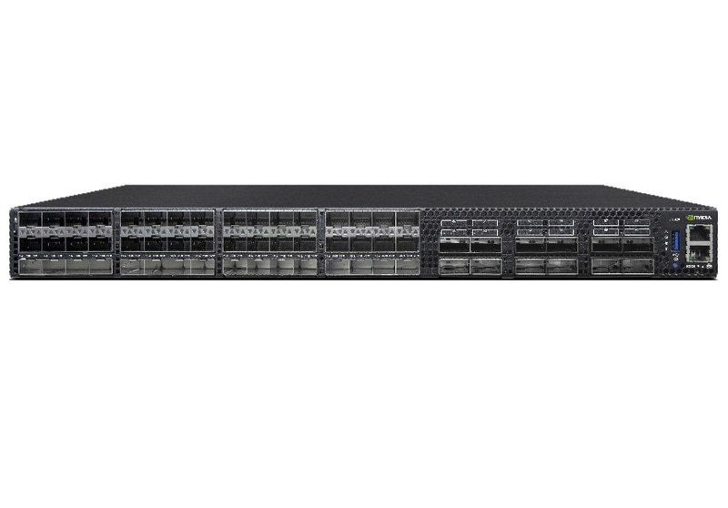 Spectrum-2 based 25/100GbE 1U Open Eth SW with Cumulus LinuxA48 SFP28 and 12 QSFP28 portsA2 PS (AC)Ax86 CPUAshort depthAP2C airflowARail Kit