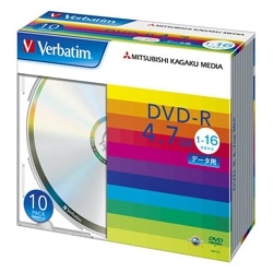 DVD-R 4.7GB PCf[^p 16{Ή 10XP[X Vo[fBXN