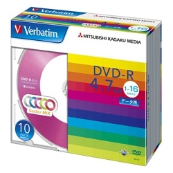 DVD-R 4.7GB PCf[^p 16{Ή 10XP[X J[~bNX