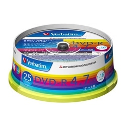 DVD-R 4.7GB PCf[^p 16{Ή 25XshP[X Ch\