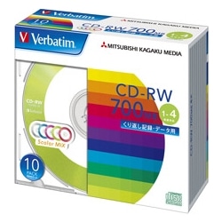 CD-RW 700MB PCf[^p 4{ 10XP[X J[~bNX