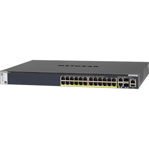 M4300-28G-PoE+ 1000BASE-T 24|[giPoE+Ήj + 10GBASE-T 2|[g + 10G SFP+ 2Xbg Layer3}l[WXCb`iX^bJuj 480W budget