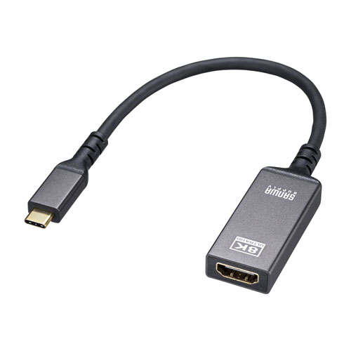 USB Type C-HDMIϊA_v^i8K/60Hz/HDRΉj