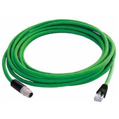 STX M12x1-RJ45 CC X-cod. Cat.6A Length 2.0 m