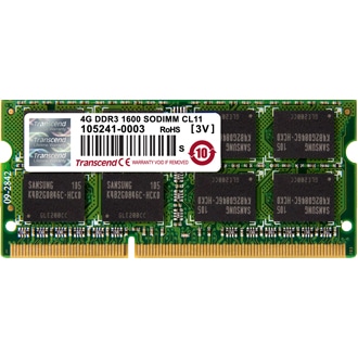 PC3-10600 (DDR3-1333) Ή 204 s CL9 1.5V DDR3  SO-DIMM 4GB