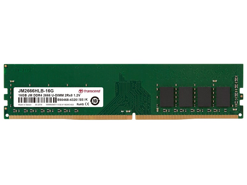 16GB JM DDR4 2666 U-DIMM 2Rx8 1Gx8 CL19 1.2V