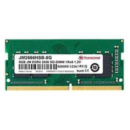 8GB JM DDR4 2666 SO-DIMM 1Rx8 1Gx8 CL19 1.2V