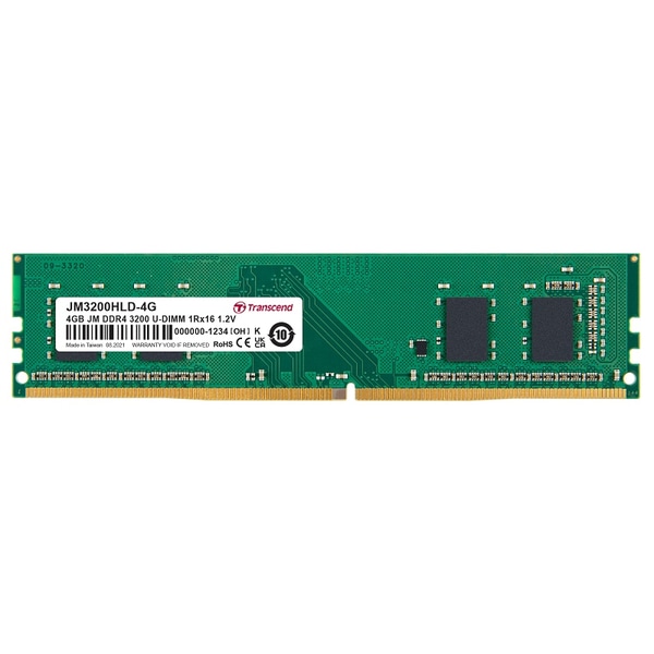 PC4-25600 (DDR4-3200) Ή 288s CL22 1.2V DDR4 U-DIMM 4GB