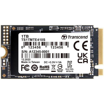 1TB M.2 2242 PCIe SSD 410s Gen4x4 NVMe 3D