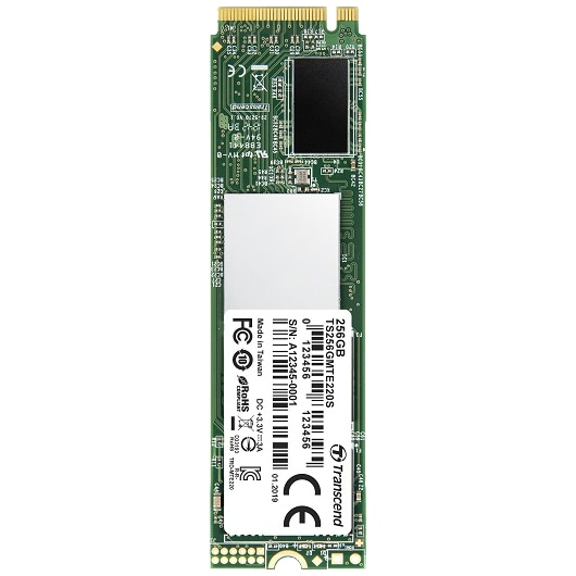 256GB M.2 2280 PCIe Gen3x4 NVMe 3D with Dram