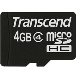 microSDHCJ[h Class4 4GB (SDJ[hϊA_v^t)