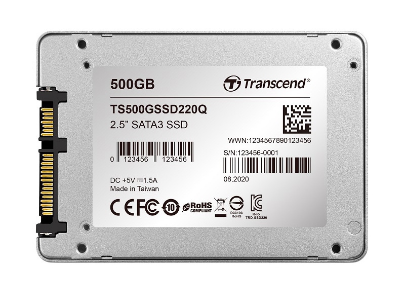 500GB 2.5 SSD SATA3