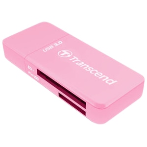 SD/microSD Card Reader USB 3.0/3.1 Gen 1 Pink