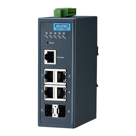 YƗpR~jP[VEKI 4GE + 2SFP Managed Ethernet Switch Wide Temperature