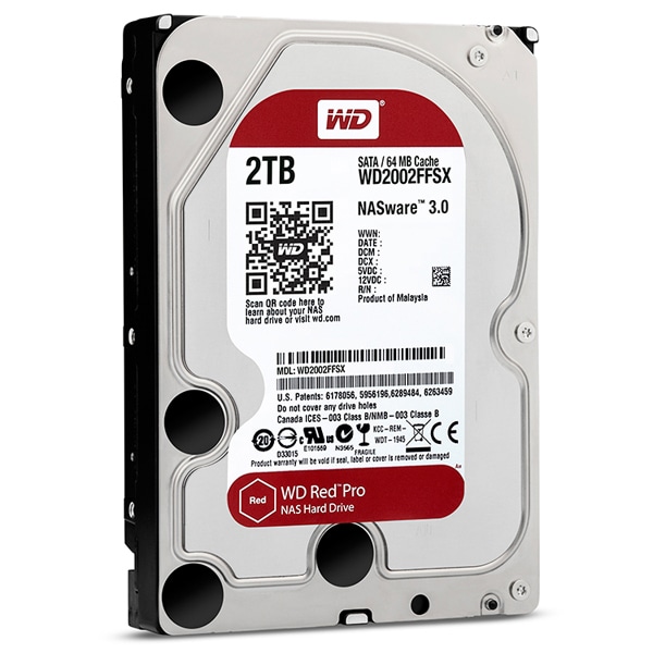 WD Red ProV[Y 3.5C`HDD 2TB SATA6.0Gb/s 7200rpm 64MB WD2002FFSX