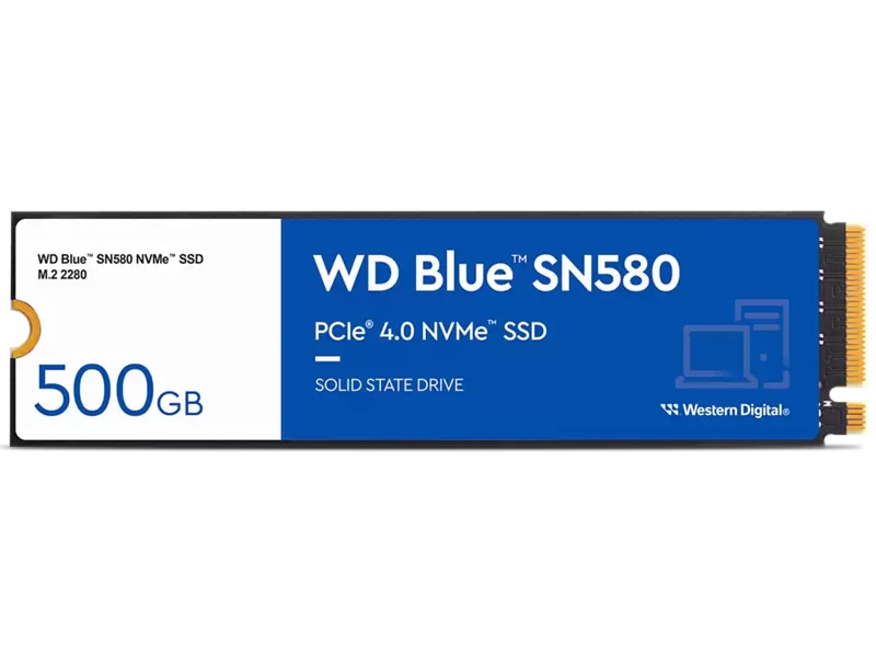 WD Blue SN580 M.2 NVMe SSD 500GB 5Nۏ WDS500G3B0E