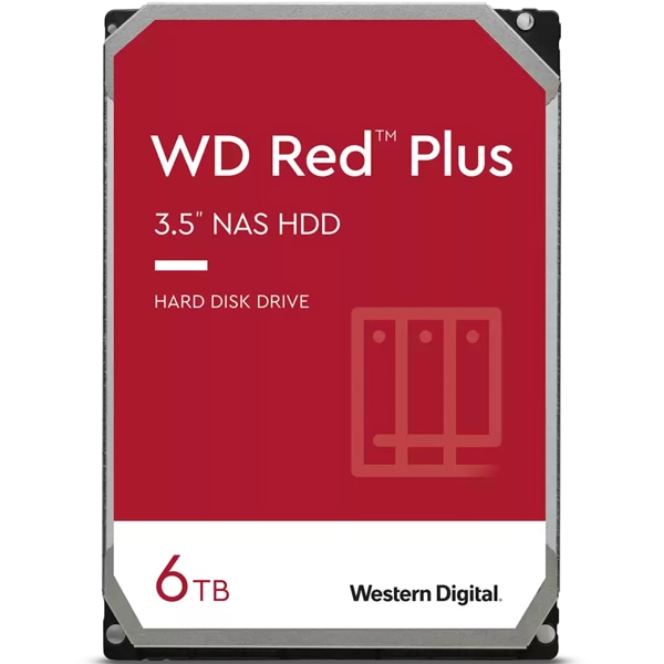 WD Red Plus 3.5C`HDD 6TB 3Nۏ WD60EFPX