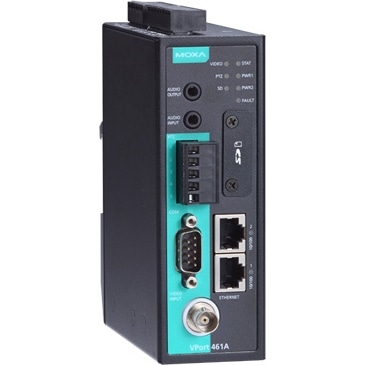 Full Motion. 1-ch Industrial Video Encoder. 2 10/100BaseT(X) Ethernet port. -40 to 75