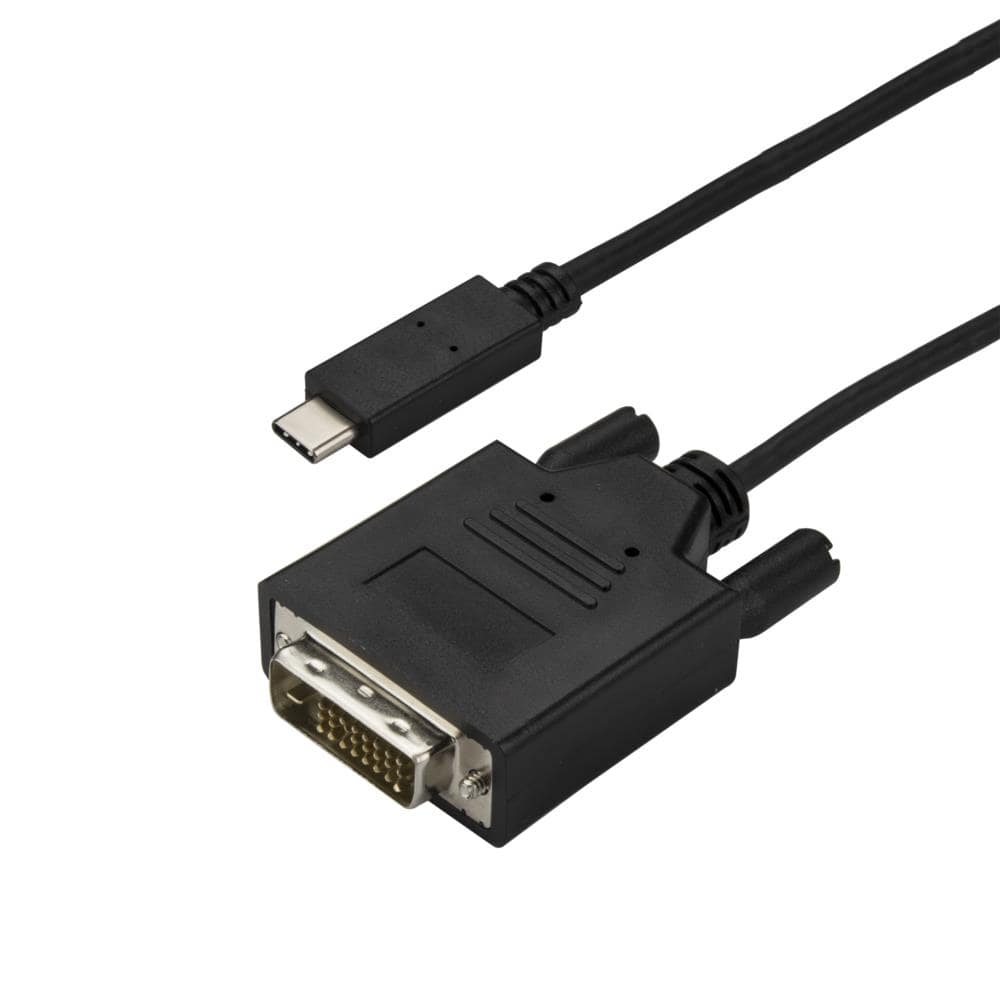 USB Type-C - DVI ϊP[u/3m/USB-C - DVI-D rfIϊ/1080p/^CvC - DVIVON fRo[^/Thunderbolt 3 ݊/m[gPCDVIfBXvCɐڑ