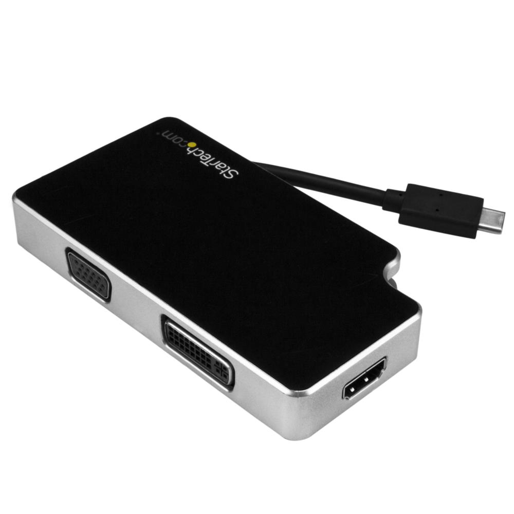 USB Type-CڑgxA/VA_v^ 3C1 USB-C - VGA/ DVI/ HDMIϊA_v^ 4KΉ@ۏ؊ԁF 3N