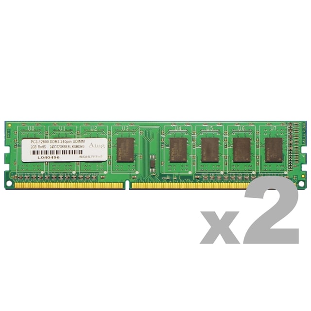 DDR3-1600 240pin UDIMM 2GB×2 ȓd