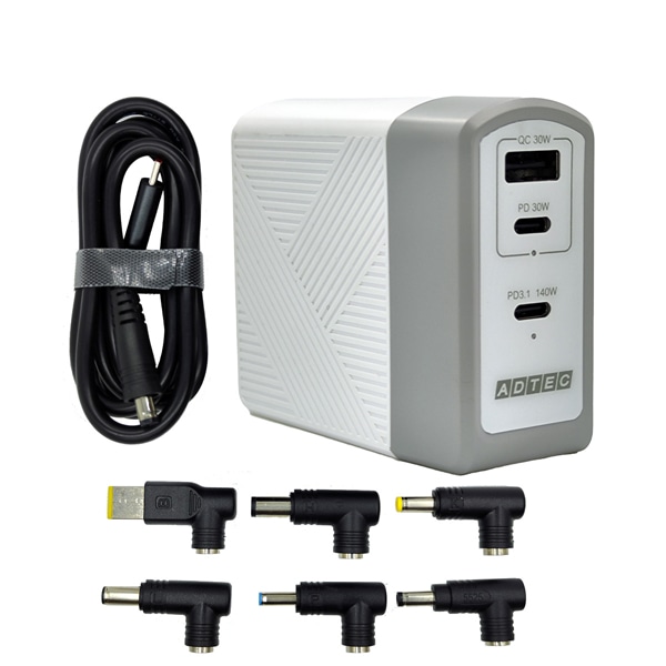 Power Delivery 3.1Ή GaN AC[d/140W/USB Type-C 2|[g Type-A 1|[g/zCg & }`vOP[uProZbg