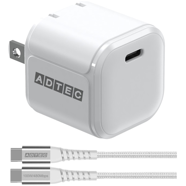 Power DeliveryΉ GaN AC[d/45W/USB Type-C 1|[g/zCg & Type-C to CP[uZbg