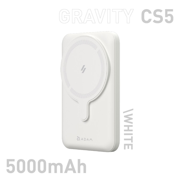 GRAVITY CS5 MagSafeΉCX[d 5000mAh X^h@\t oCobe[ zCg