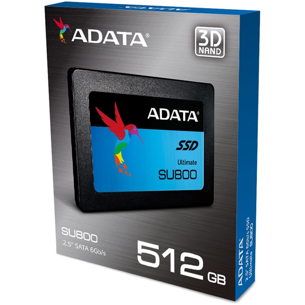 SSD SU800 512GB 2.5C` 3D NAND SATA 6Gb DRAMLbV /3Nۏ