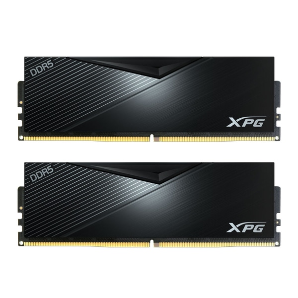 XPG LANCER Black DDR5-6400MHz U-DIMM 32GB×2 32-39-39 DUAL COLOR BOX