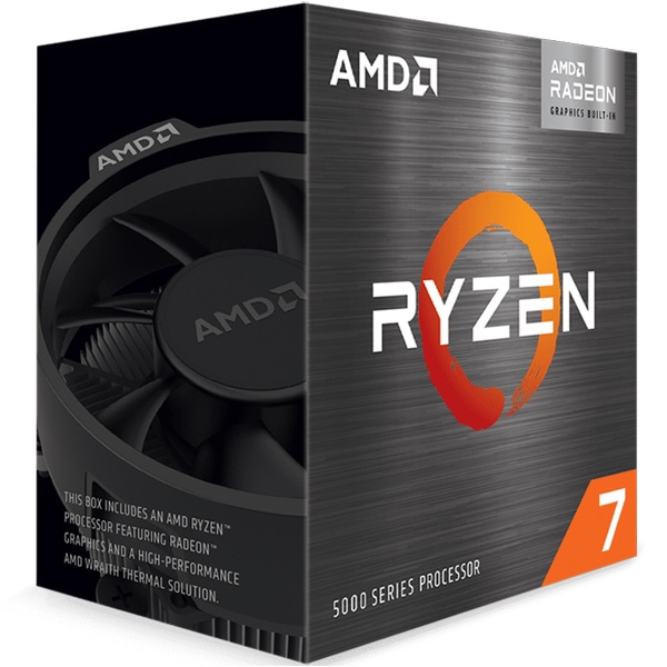 AMD Ryzen 7 5700G with Wraith Stealth Cooler 3Nۏ 100-100000263BOX