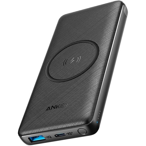 Anker PowerCore III 10000 Wireless (CX[d@\ 10000mAh eʃoCobe[) yCXo 10W/USB-Co 18W/PDΉ/QiF/PSEF؁z (ubN)