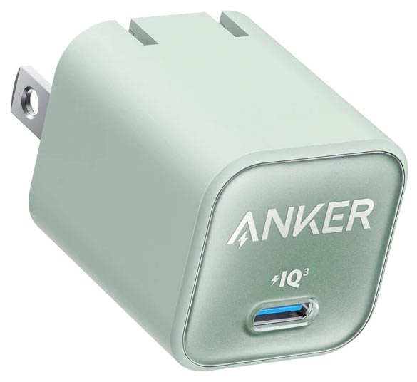 Anker 511 Charger (Nano 3 30W) (USB PD[d USB-C) yUSB PDΉ/PSEZpK/PPSKiΉz (O[)