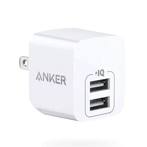 Anker PowerPort mini (12W 2|[g USBtXs[h[d)y܂肽ݎvO/PowerIQ/RpNgTCYz iPhoneAiPadAAndroideΉ (zCg)