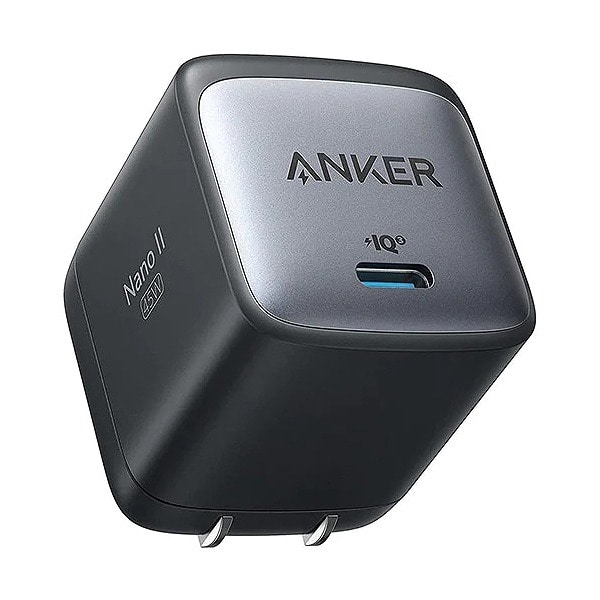 Anker Nano II 45W (PD[d USB-C)yAnker GaN II̗p/PDΉ/PPSKi/PSEK/܂肽ݎvOz MacBookAiPadAiPhoneAX}[gtHeΉ (ubN)