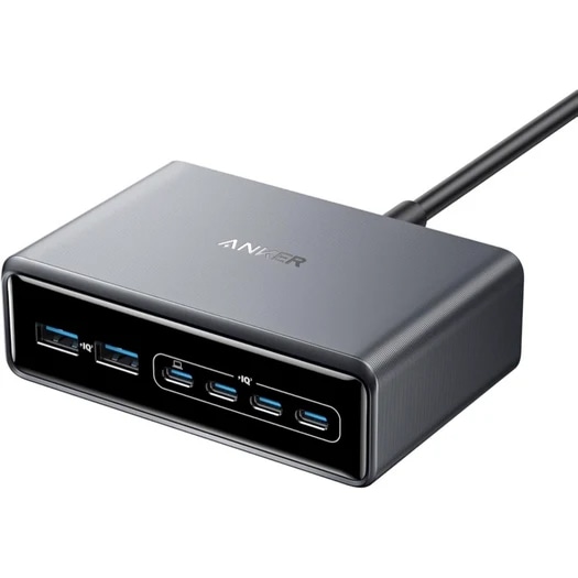 Anker Prime Charger (200W 6 Ports GaN) yPSEZpK/USB PDΉz Vo[