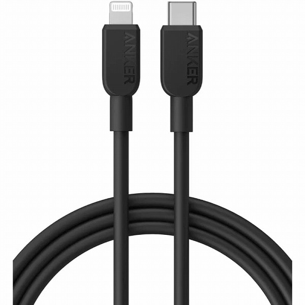 Anker 310 USB-C & CgjOP[u MFiF iPhone 14/14 Pro Max/14 Plus/13/13 Pro/12/11/X/XS/XR/8 Plus eΉ (1.8m ubN)