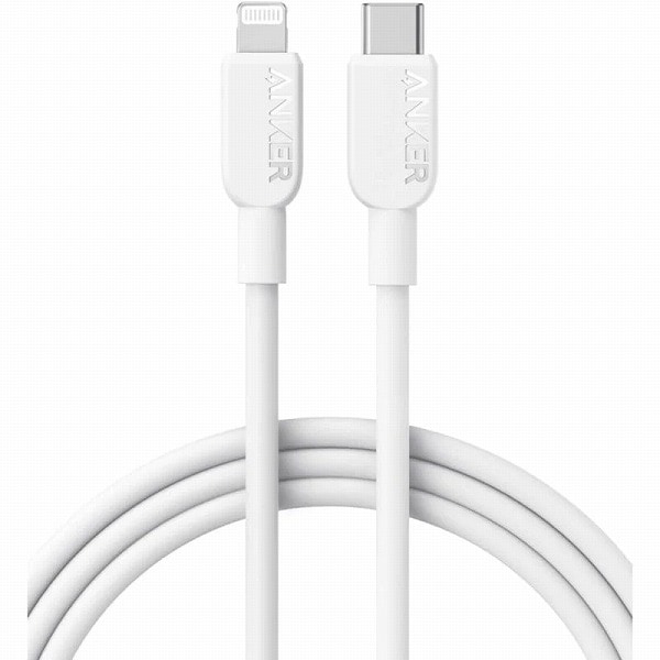 Anker 310 USB-C & CgjOP[u MFiF iPhone 14/14 Pro Max/14 Plus/13/13 Pro/12/11/X/XS/XR/8 Plus eΉ (1.8m zCg)