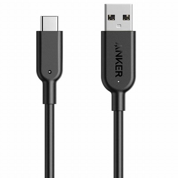 Anker PowerLine II USB-C & USB-A 3.1(Gen2) P[u (0.9m ubN) yUSB-IFF؎擾/ϋvz USB-C@Ή