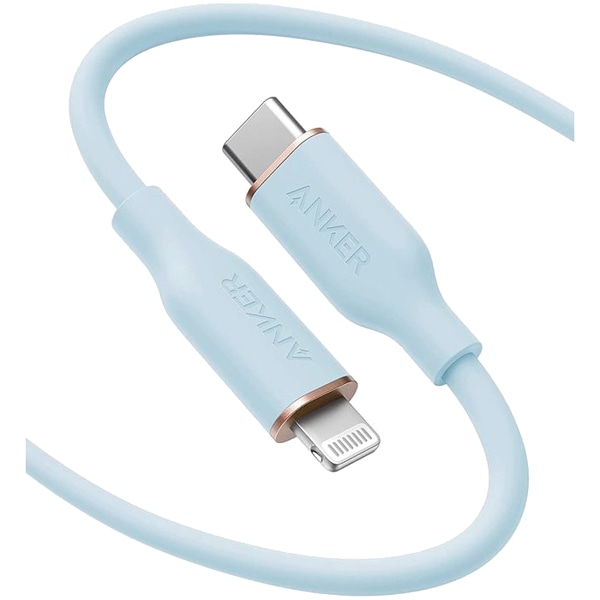 Anker PowerLine III Flow USB-C with Lightning Connector 6ft B2C - UN Blue Iteration 1