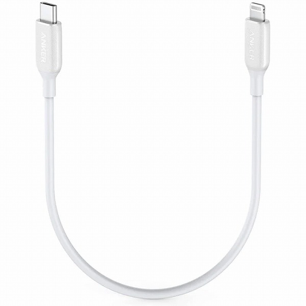 Anker PowerLine III USB-C & CgjOP[u MFiF USB PDΉ }[d iPhone 14/13/12/SE(3) eΉ (0.3m zCg)