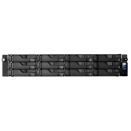 LOCKERSTOR 12R Pro rack mount 12bay Intel Xeon E-2224 8GB DDR4 ECC UDIMM GbE x4 M.2 Drive Slots x2 PCIe Gen3 USB3.2 Gen2 Type-A x4 USB3.2 Gen2 Type-C x2 5Nۏ